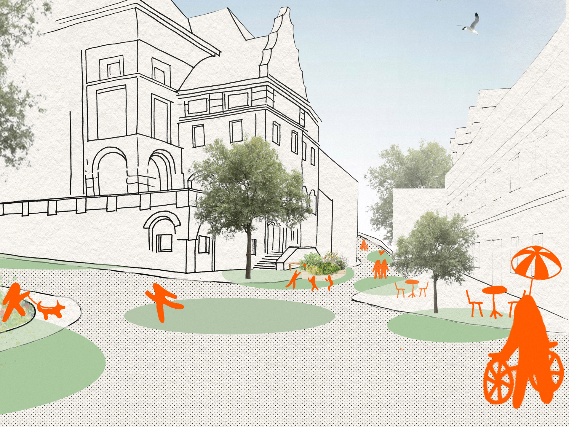 Rudolfstraße: Ahoi forciert Dorfplatz Alt-Urfahr und sicheren Schulweg