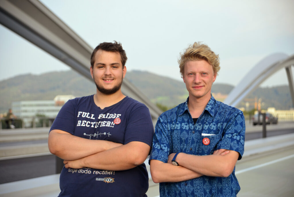 Tobias Watzl (li.) und Clemens Brandstetter (re.) von Ahoi Linz