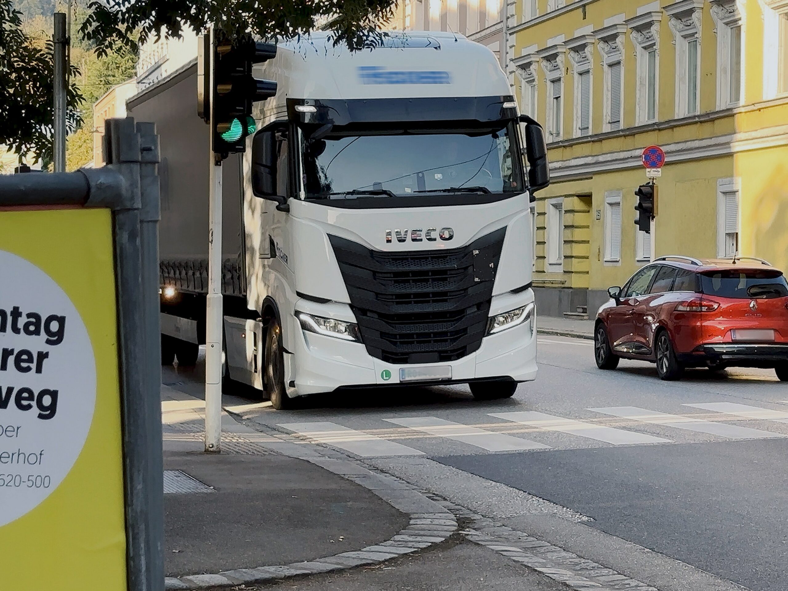 Schluss mit dem Schwerverkehr durch die Rudolfstraße
